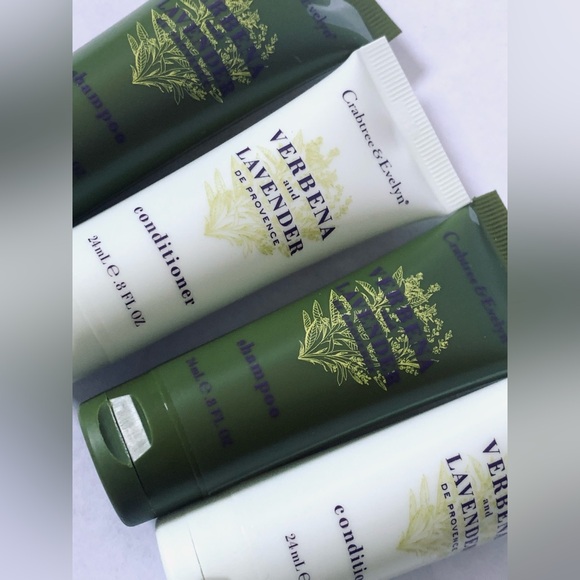 4 - Crabtree & Evelyn Travel Shampoo & Conditioner VERBENA LAVENDER .8 Oz ea - Picture 4 of 4